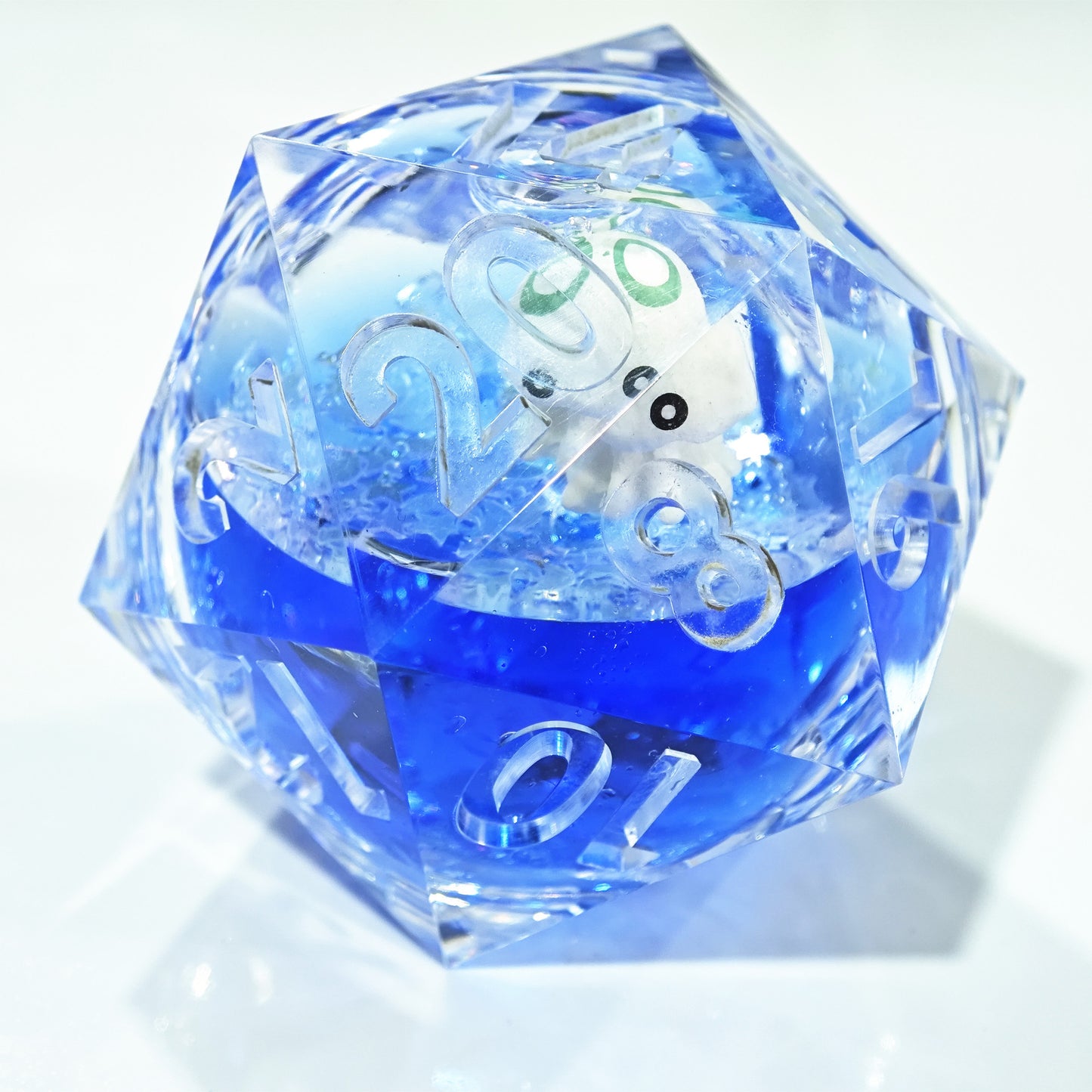 Handmade Sharp Edge D20 Dice Resin d&d Dungeons and Dragons