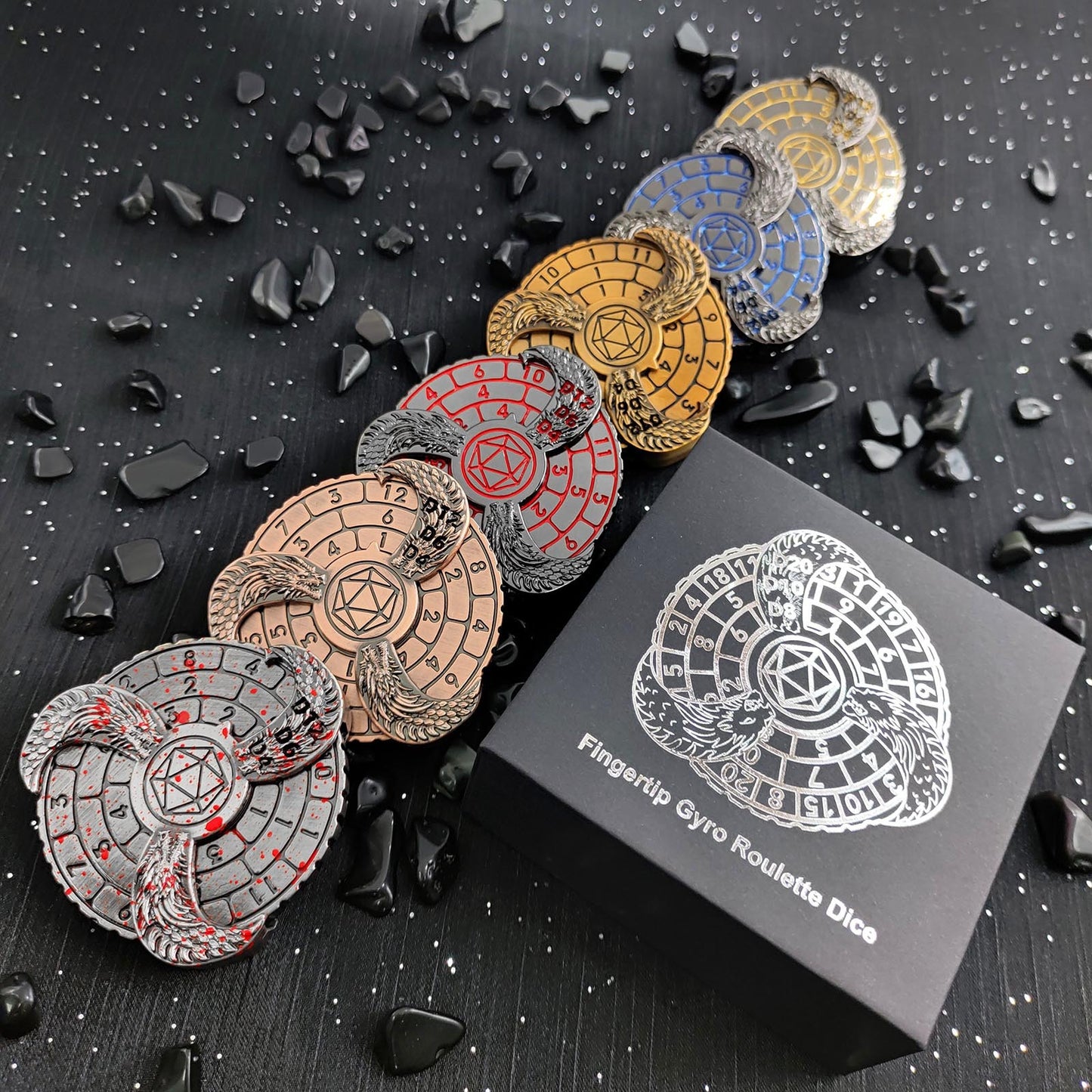 ๐ Classic Metallic Style - Luxury Dice Set ๐ฒ
