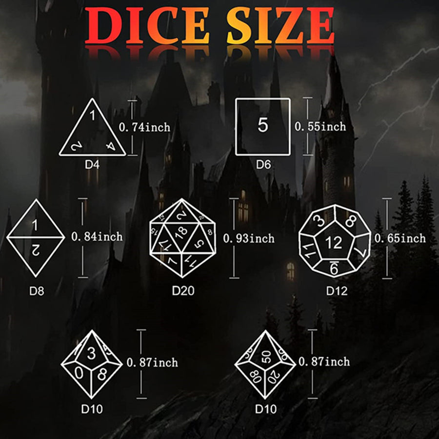 ๐ Dragon's Wing Wonder - 3D Flying Dragon Metal Dice Set ๐ฒ