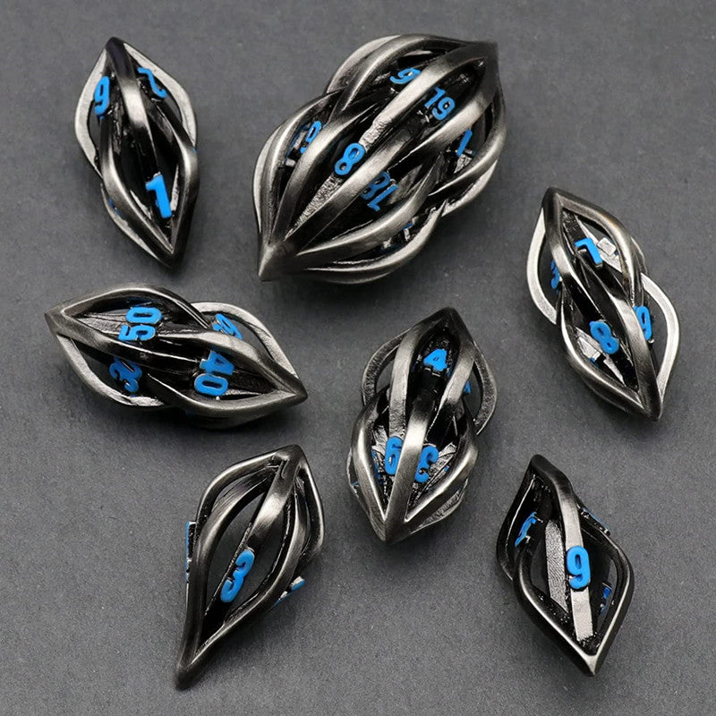 🌟【Hot Sale】Dragon's Realm - Premium Metal Art Dice Set 🌟