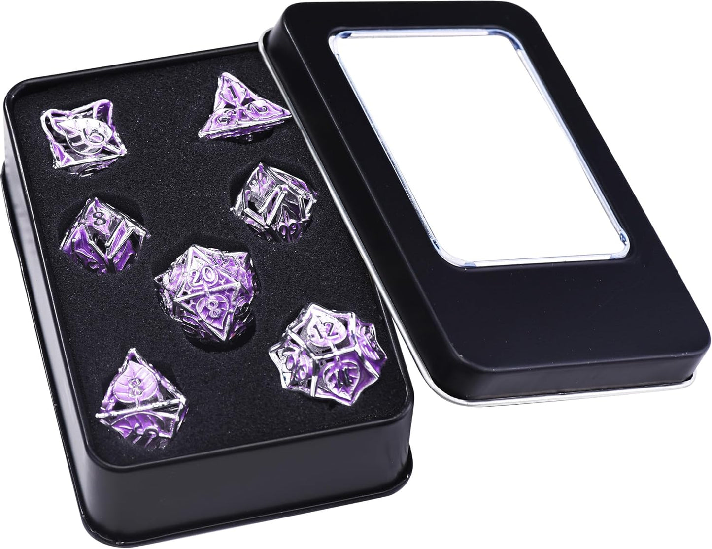 ๐ Leaf Vein Hollow Dice Set - A Testament to Nature's Beauty ๐