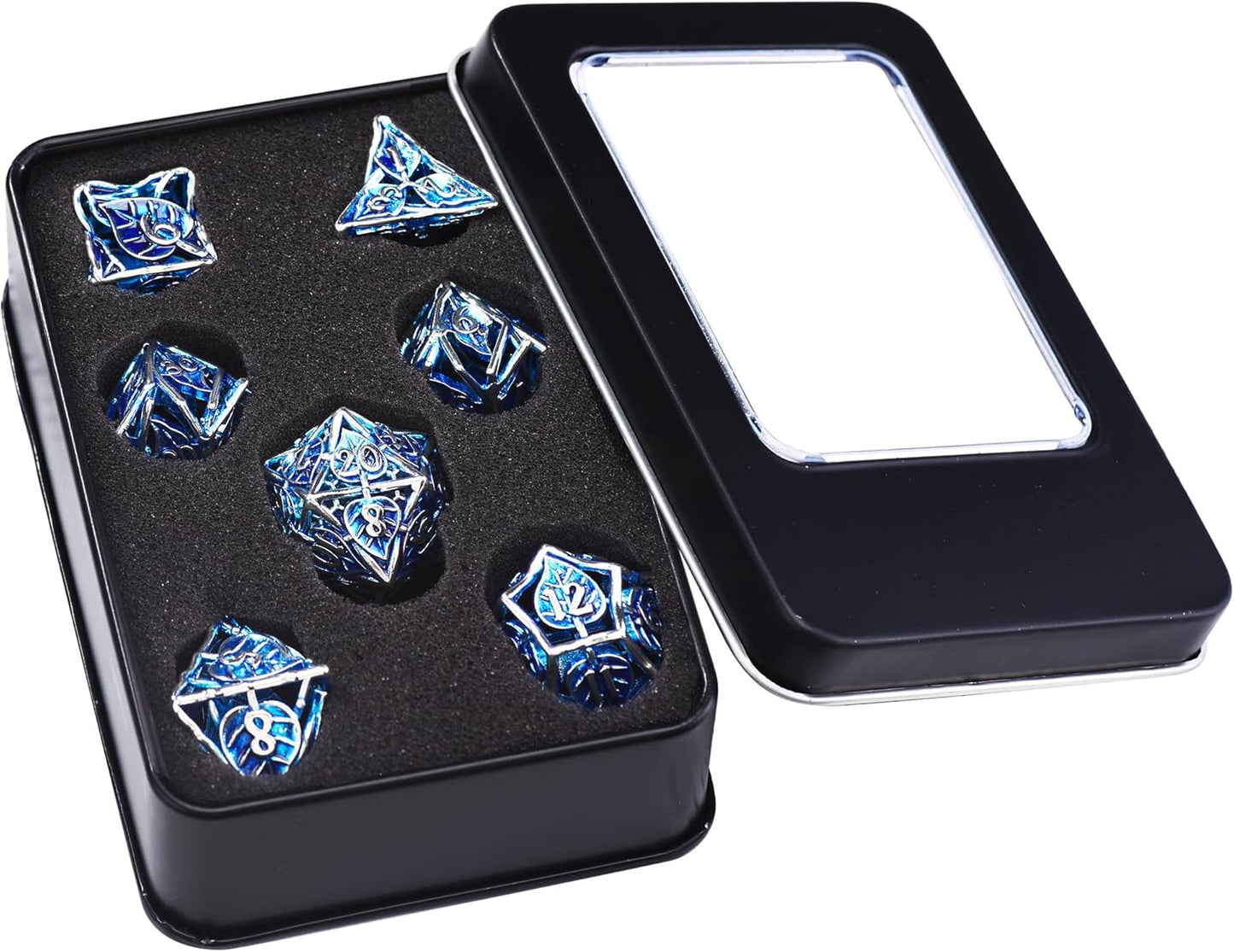 ๐ Leaf Vein Hollow Dice Set - A Testament to Nature's Beauty ๐