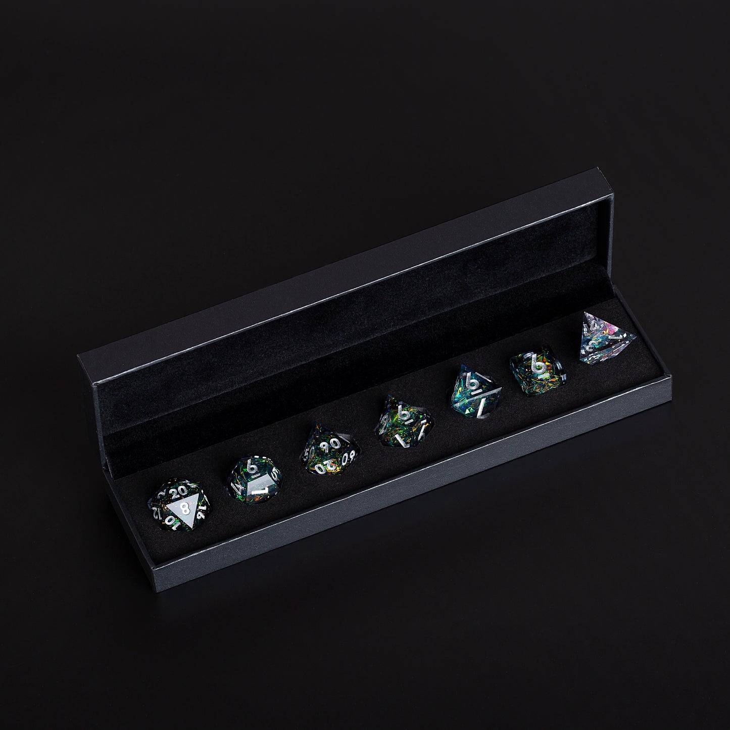 Galaxy_Blue_package_polyhedral dice set