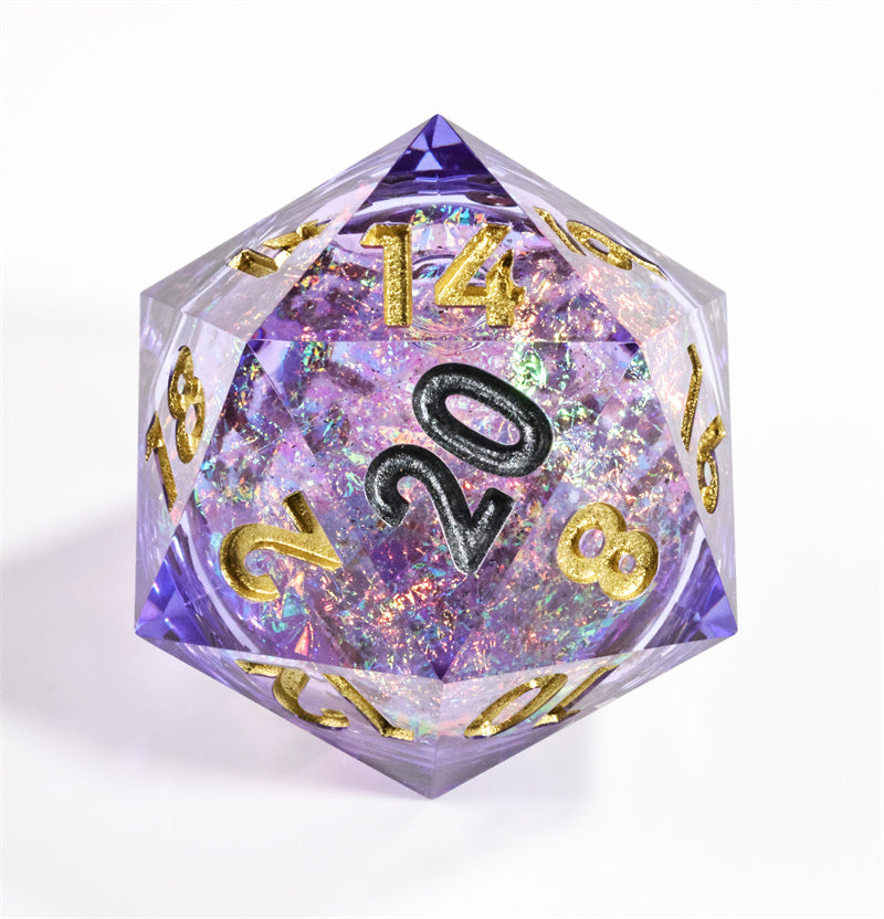 Unlock the Unknown with Our 50mm Resin D20 Dice - High-Quality, Multi-Color, Perfectly Balanced