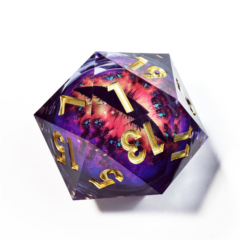 Unlock the Unknown with Our 50mm Resin D20 Dice - High-Quality, Multi-Color, Perfectly Balanced