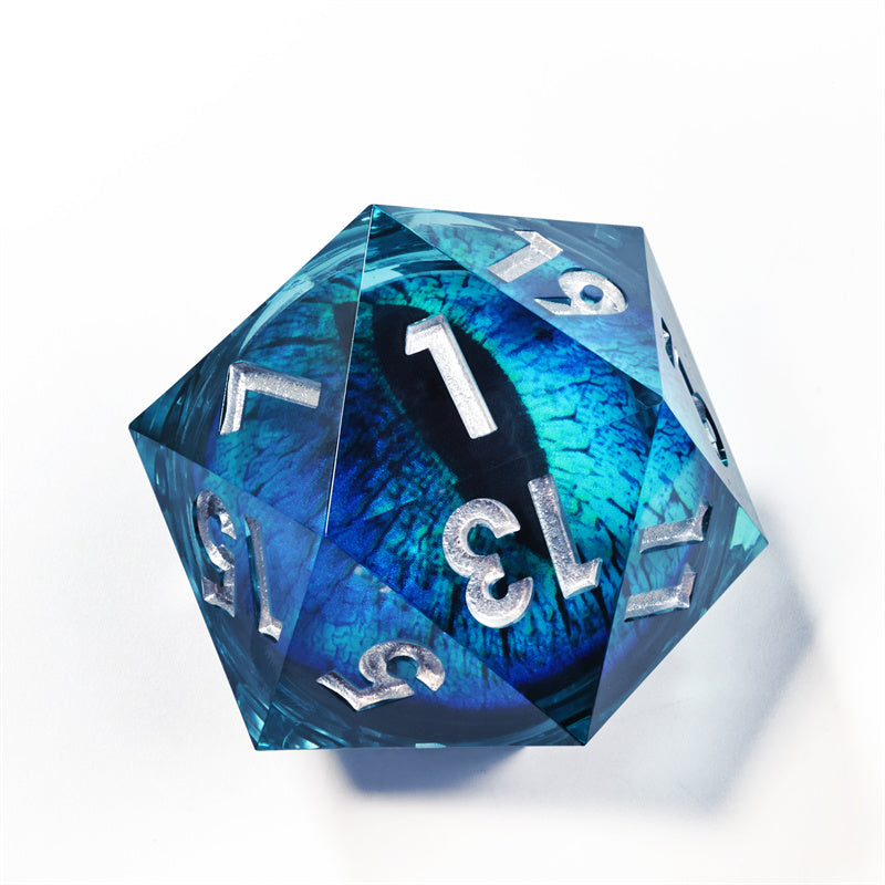 Unlock the Unknown with Our 50mm Resin D20 Dice - High-Quality, Multi-Color, Perfectly Balanced