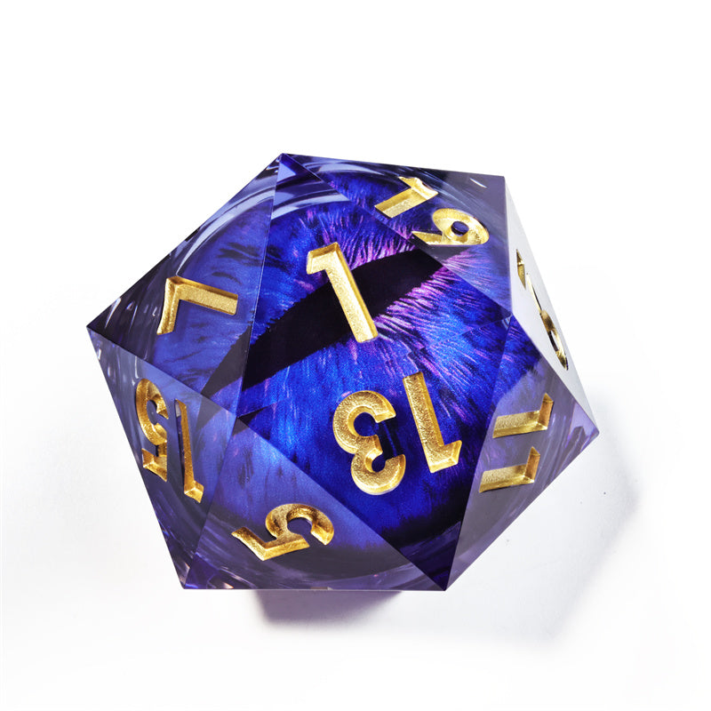 Unlock the Unknown with Our 50mm Resin D20 Dice - High-Quality, Multi-Color, Perfectly Balanced