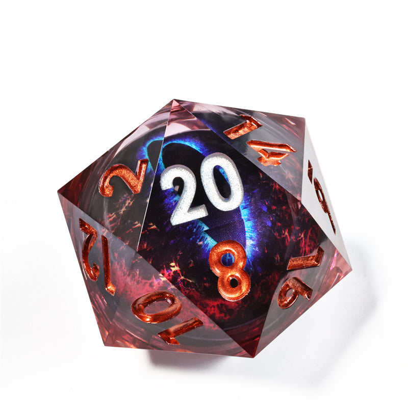 Unlock the Unknown with Our 50mm Resin D20 Dice - High-Quality, Multi-Color, Perfectly Balanced