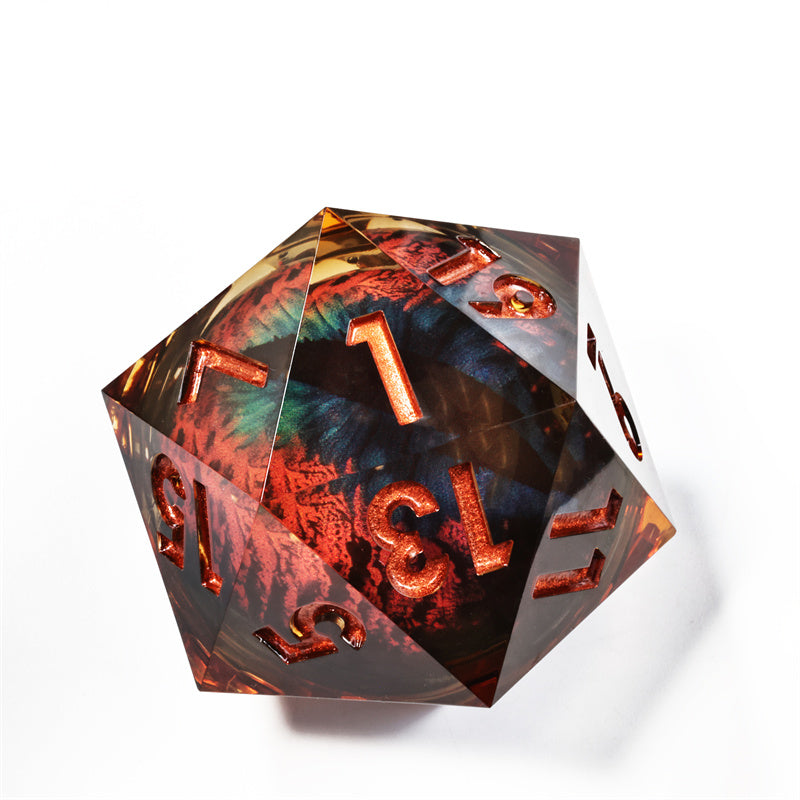 Unlock the Unknown with Our 50mm Resin D20 Dice - High-Quality, Multi-Color, Perfectly Balanced