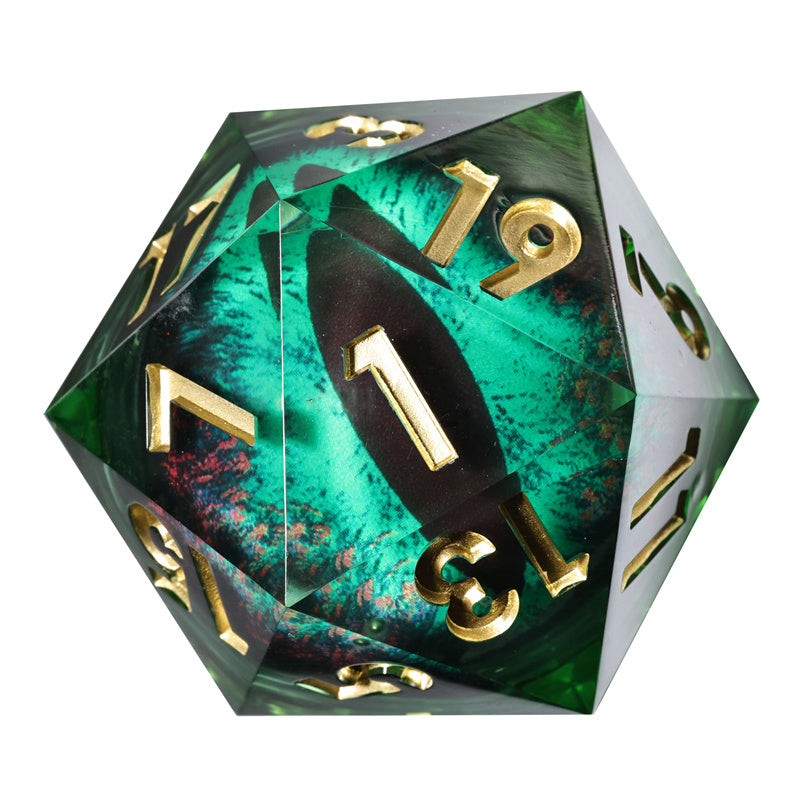 Unlock the Unknown with Our 50mm Resin D20 Dice - High-Quality, Multi-Color, Perfectly Balanced