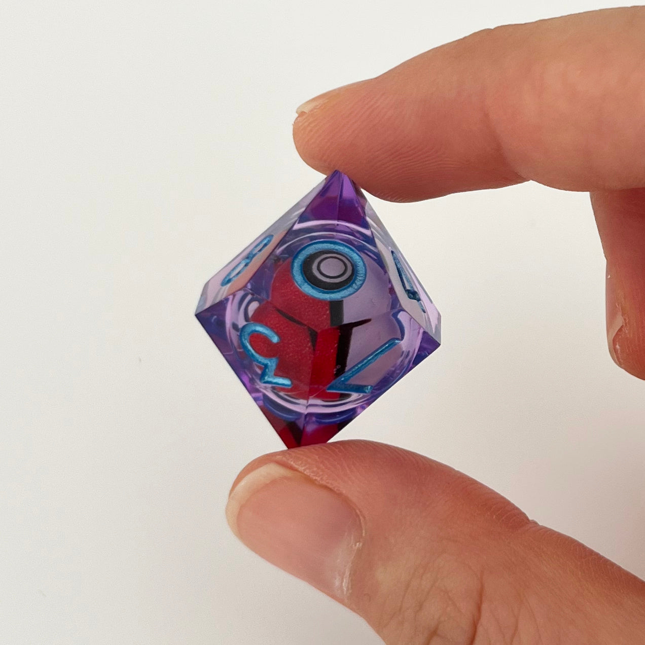 Pokeball Dice Set Pokemon DND Dice Set Handmade Resin Dice
