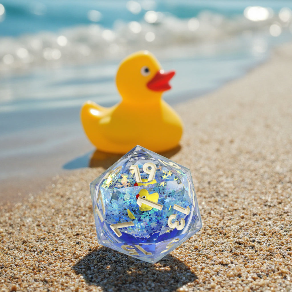 50mm D20 Dice Handmade Sharp Edge Resin d&d Dungeons and Dragons