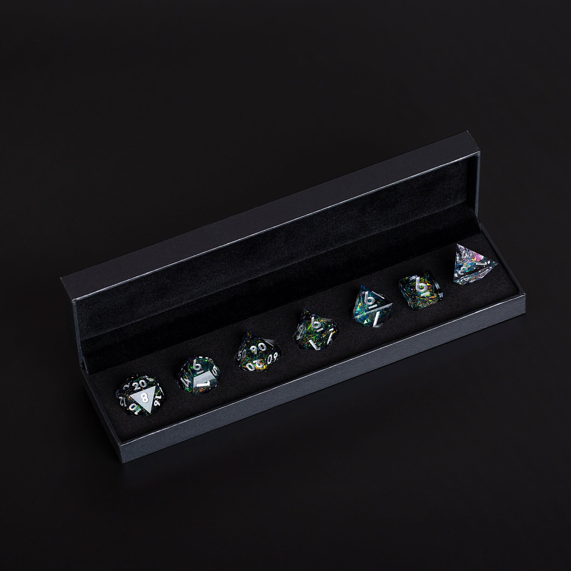 Galaxy_Blue_package_polyhedral dice set